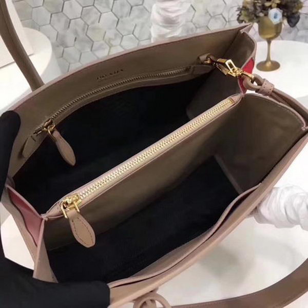 Prada Bibliotheque Medium Saffiano Top-Handle Tote Bag 1BG088 Apricot Prada Bibliotheque Medium Saffiano Top-Handle Tote Bag 1BG088 Apricot