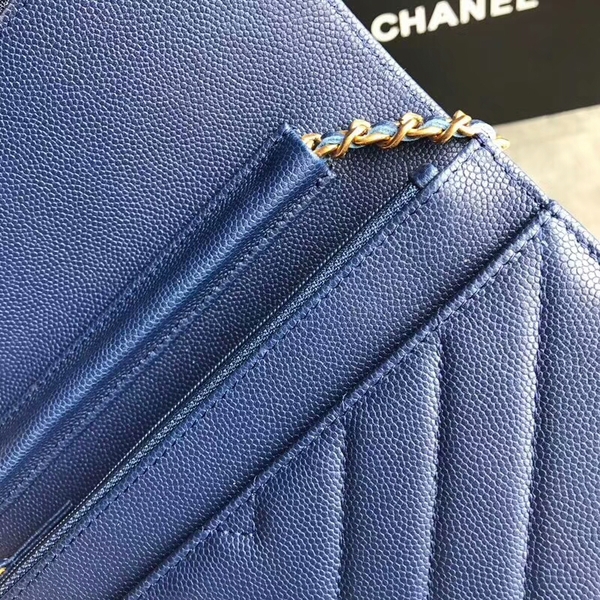 Chanel Owl Pendant Flap Shoulder Bag Calfskin Leather A33814 Blue Chanel Owl Pendant Flap Shoulder Bag Calfskin Leather A33814 Blue