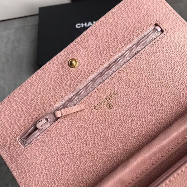 Chanel Owl Pendant Flap Shoulder Bag Calfskin Leather A33814 Peach Chanel Owl Pendant Flap Shoulder Bag Calfskin Leather A33814 Peach