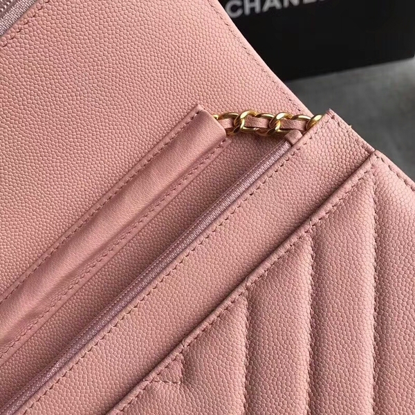 Chanel Owl Pendant Flap Shoulder Bag Calfskin Leather A33814 Peach Chanel Owl Pendant Flap Shoulder Bag Calfskin Leather A33814 Peach