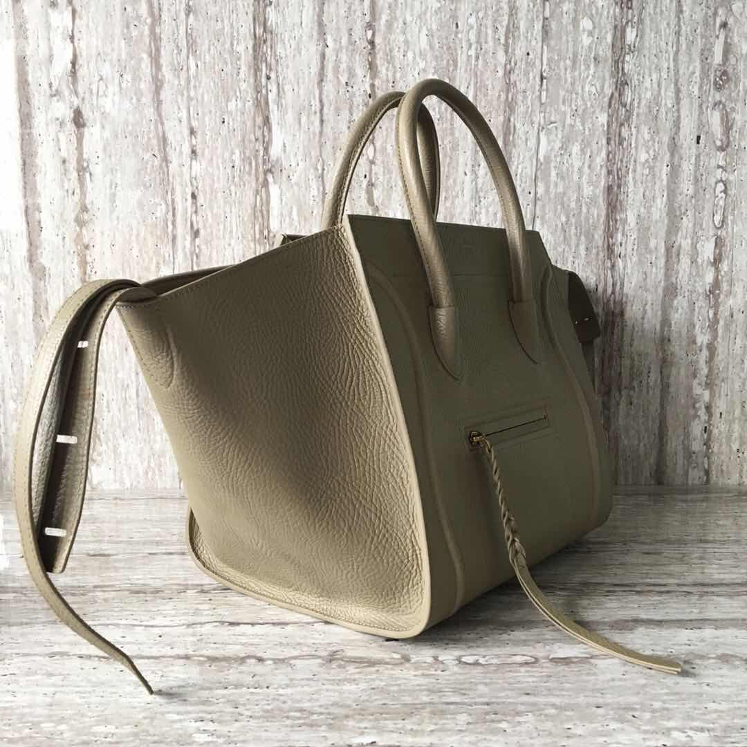 Celine Luggage Phantom Tote Bag Calfskin Leather CT3372 Grey Celine Luggage Phantom Tote Bag Calfskin Leather CT3372 Grey