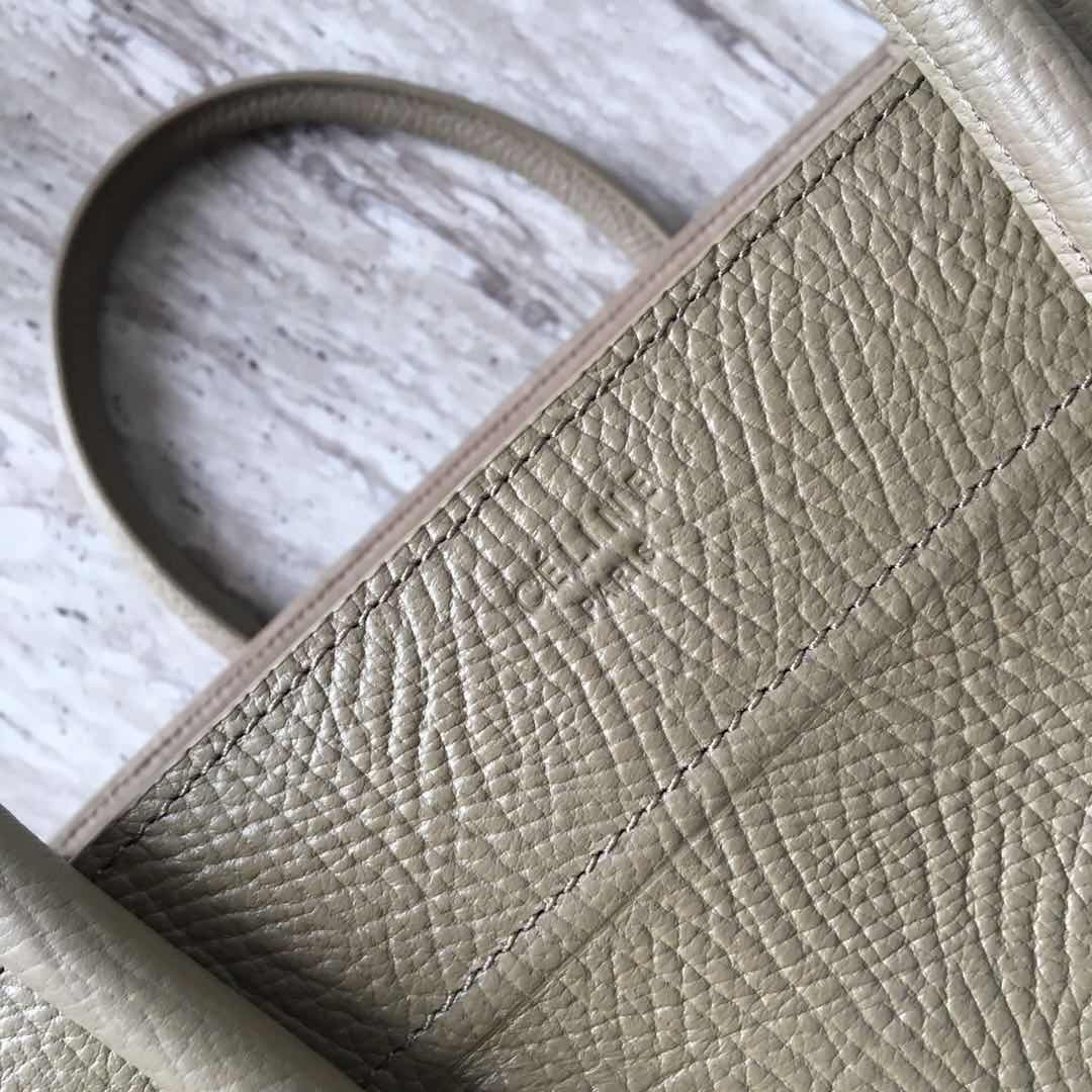 Celine Luggage Phantom Tote Bag Calfskin Leather CT3372 Grey Celine Luggage Phantom Tote Bag Calfskin Leather CT3372 Grey