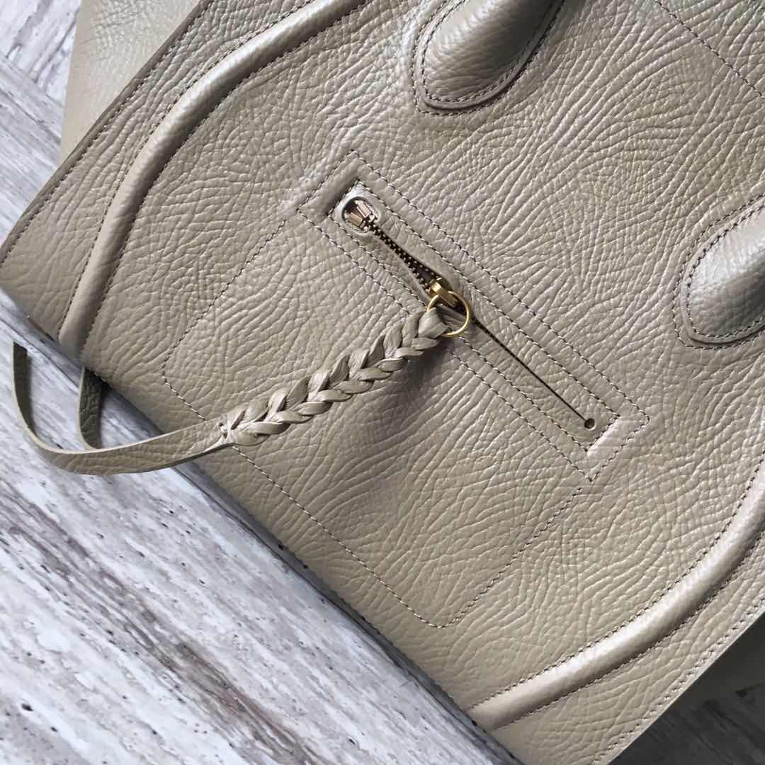 Celine Luggage Phantom Tote Bag Calfskin Leather CT3372 Grey Celine Luggage Phantom Tote Bag Calfskin Leather CT3372 Grey