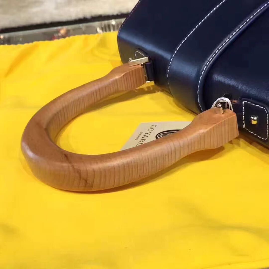 Goyard Y Doodling Calfskin Leather Tote Bag 9956 blue Goyard Y Doodling Calfskin Leather Tote Bag 9956 blue