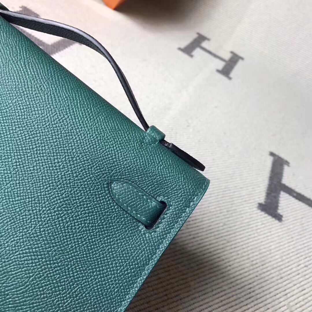 Hermes Kelly 22CM Tote Bag Original Epsom Leather KL22 Dark Green Hermes Kelly 22CM Tote Bag Original Epsom Leather KL22 Dark Green