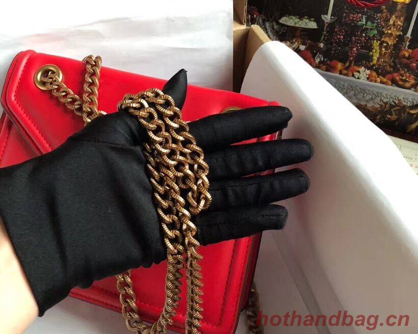 Dolce & Gabbana Calfskin Leather 4046 red Dolce & Gabbana Calfskin Leather 4046 red