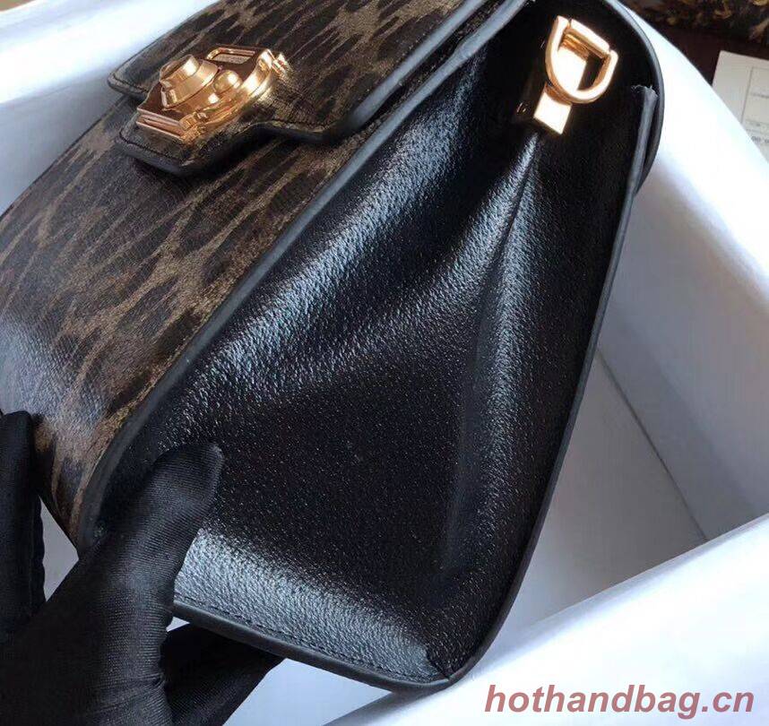 Dolce & Gabbana SICILY Chrysanthemum Calfskin Tote Bags 5588-3 black Dolce & Gabbana SICILY Chrysanthemum Calfskin Tote Bags 5588-3 black