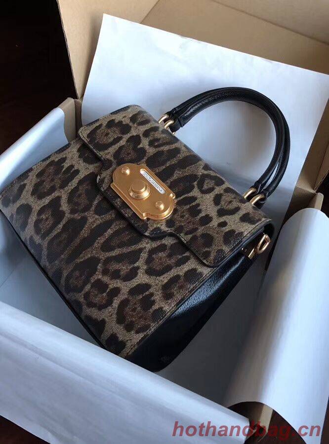 Dolce & Gabbana SICILY Chrysanthemum Calfskin Tote Bags 5588-3 black Dolce & Gabbana SICILY Chrysanthemum Calfskin Tote Bags 5588-3 black