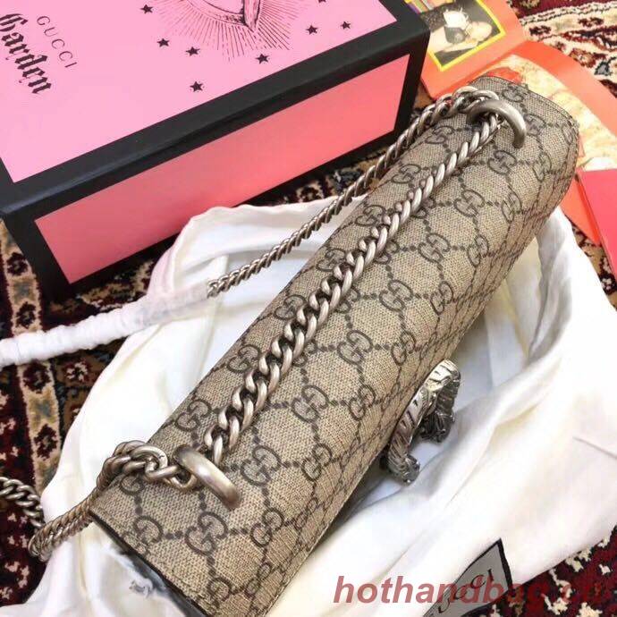 Gucci Medium Dionysus GG Canvas Shoulder Bag 400249 Taupe Gucci Medium Dionysus GG Canvas Shoulder Bag 400249 Taupe