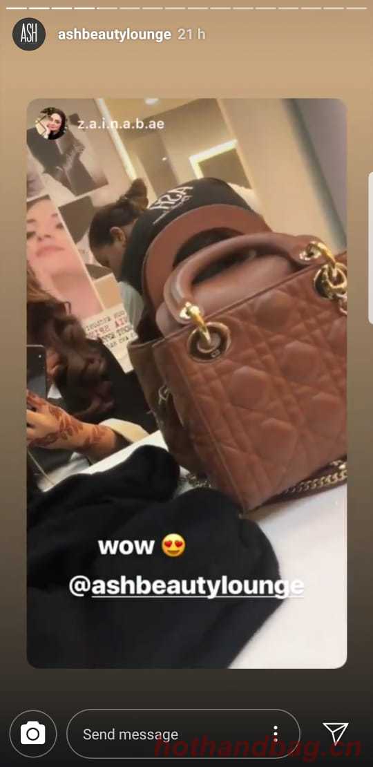 MINI LADY DIOR-TAS VAN ROZE LAMSLEER M398 MINI LADY DIOR-TAS VAN ROZE LAMSLEER M398