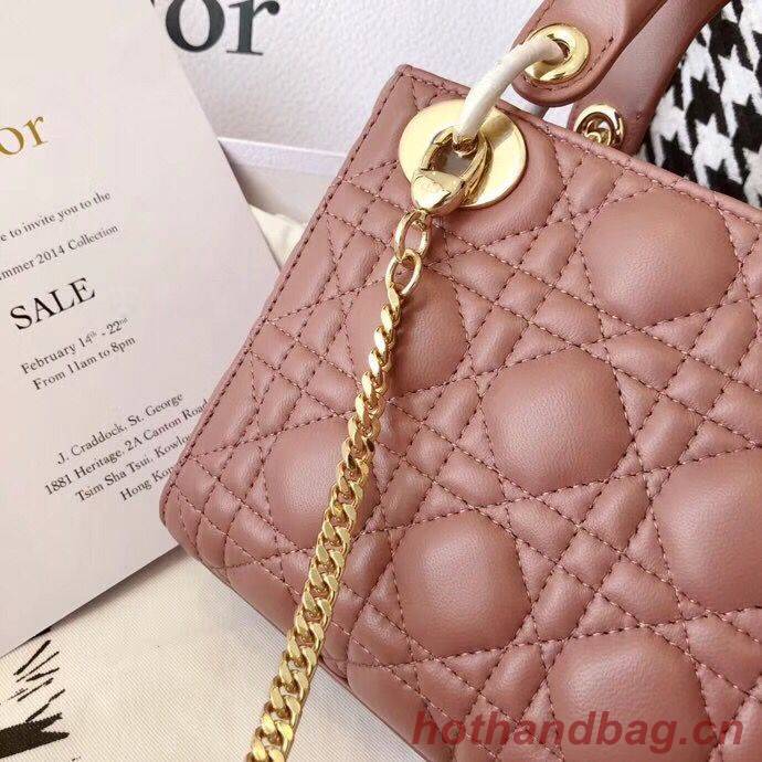 MINI LADY DIOR-TAS VAN ROZE LAMSLEER M398 MINI LADY DIOR-TAS VAN ROZE LAMSLEER M398