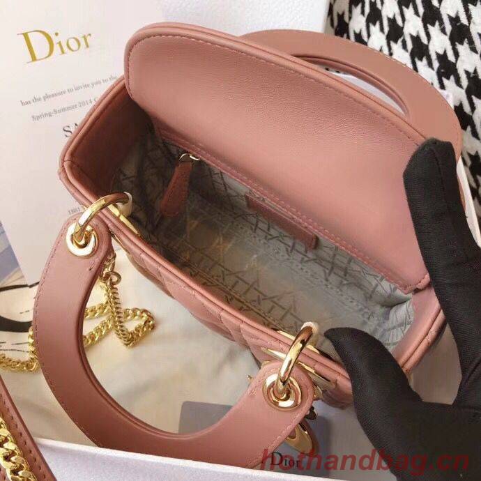 MINI LADY DIOR-TAS VAN ROZE LAMSLEER M398 MINI LADY DIOR-TAS VAN ROZE LAMSLEER M398