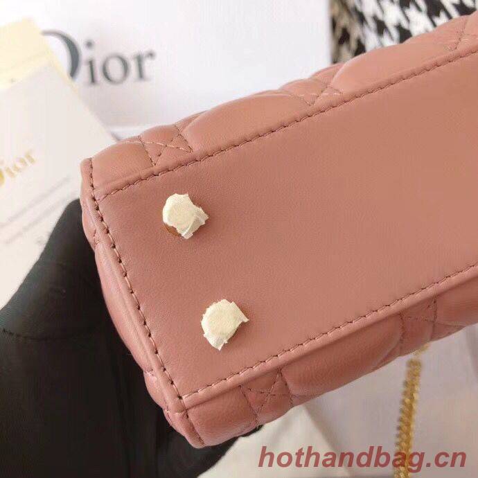 MINI LADY DIOR-TAS VAN ROZE LAMSLEER M398 MINI LADY DIOR-TAS VAN ROZE LAMSLEER M398