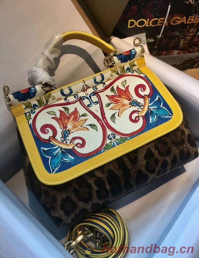 Dolce & Gabbana SICILY Bag Calfskin Leather 4136-6 Dolce & Gabbana SICILY Bag Calfskin Leather 4136-6