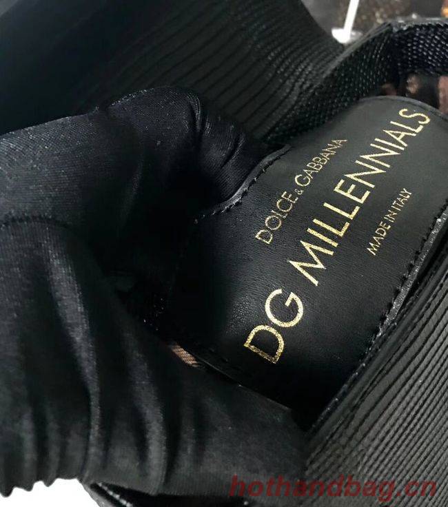 Dolce & Gabbana Calfskin Leather shoulder bag 5568 black Dolce & Gabbana Calfskin Leather shoulder bag 5568 black