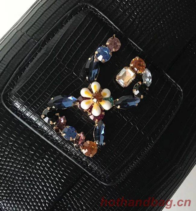 Dolce & Gabbana Calfskin Leather shoulder bag 5568 black Dolce & Gabbana Calfskin Leather shoulder bag 5568 black