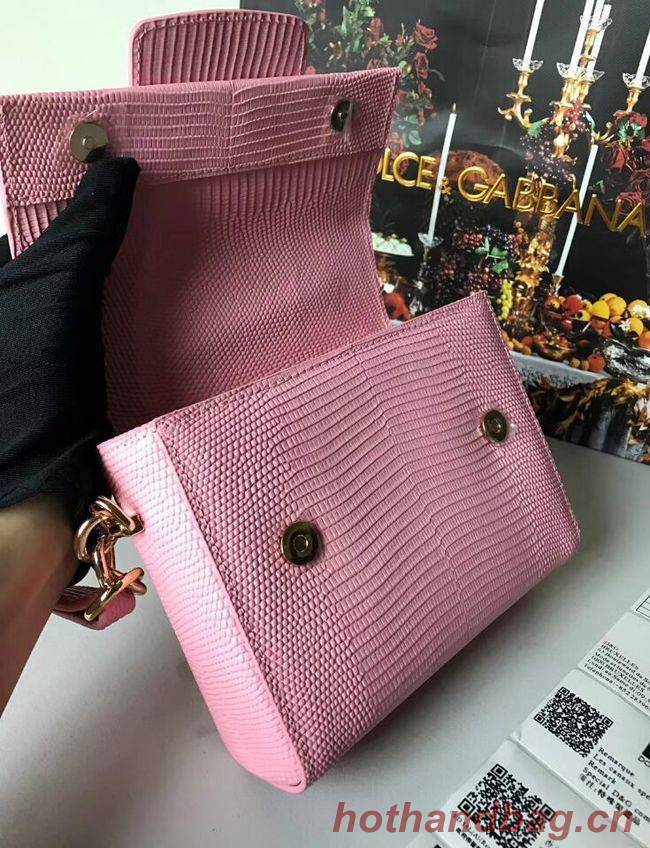 Dolce & Gabbana Calfskin Leather shoulder bag 5568 pink Dolce & Gabbana Calfskin Leather shoulder bag 5568 pink