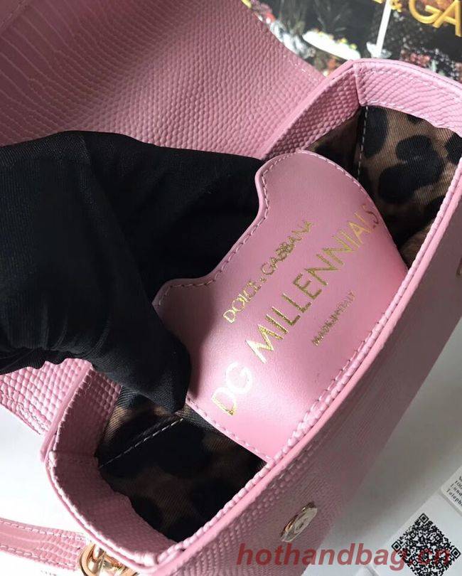 Dolce & Gabbana Calfskin Leather shoulder bag 5568 pink Dolce & Gabbana Calfskin Leather shoulder bag 5568 pink