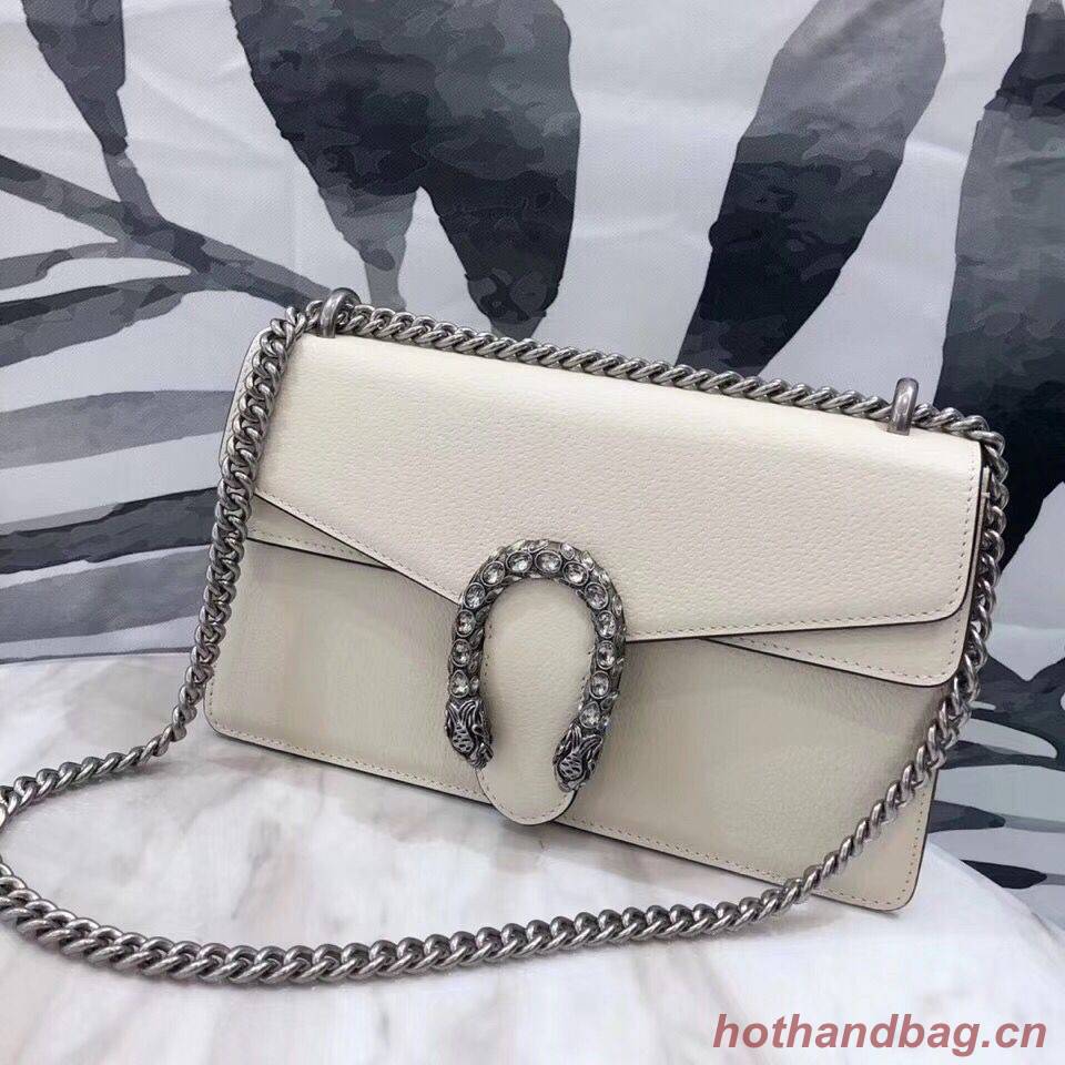 Gucci Dionysus Blooms Leather Shoulder Bag 400249 White Gucci Dionysus Blooms Leather Shoulder Bag 400249 White
