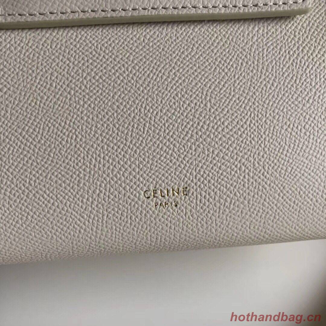 Celine NANO BELT BAG IN GRAINED CALFSKIN 99970 Offwhite