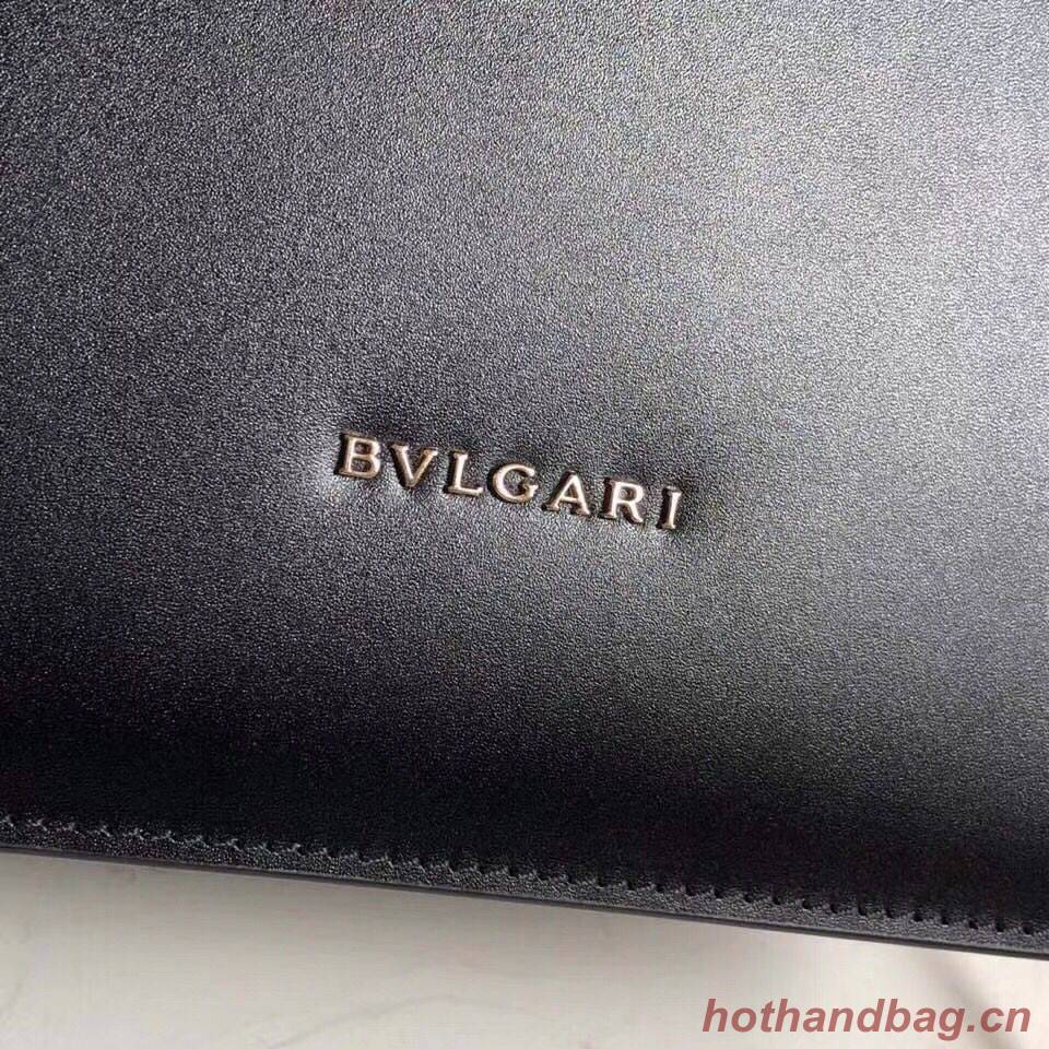 BVLGARI Serpenti Forever Devil Pearl Fish Skin Leather Shoulder Bag 058962 Black BVLGARI Serpenti Forever Devil Pearl Fish Skin Leather Shoulder Bag 058962 Black