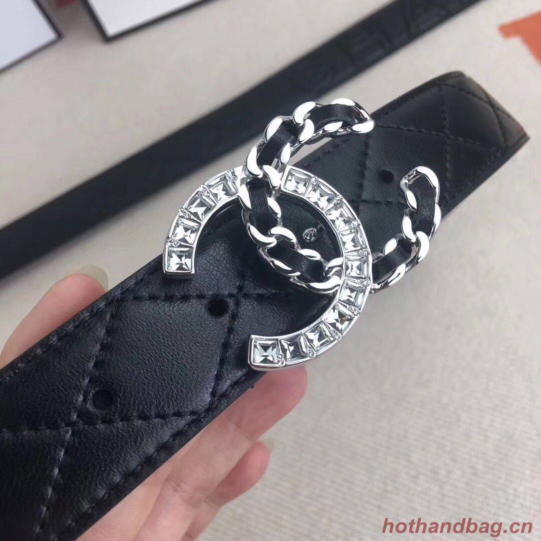 Chanel Calf Leather Belt Wide with 30mm 56610 Chanel Calf Leather Belt Wide with 30mm 56610