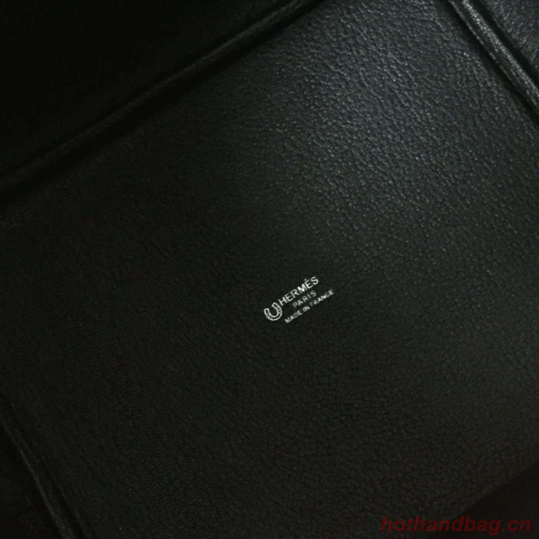 Hermes Picotin Lock 22cm Bags Litchi Leather HPT88 black Hermes Picotin Lock 22cm Bags Litchi Leather HPT88 black