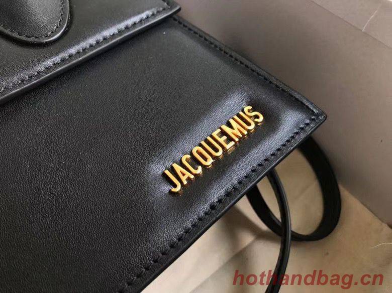 Jacquemus Original Leather Top Handle Bag J76235 Black Jacquemus Original Leather Top Handle Bag J76235 Black