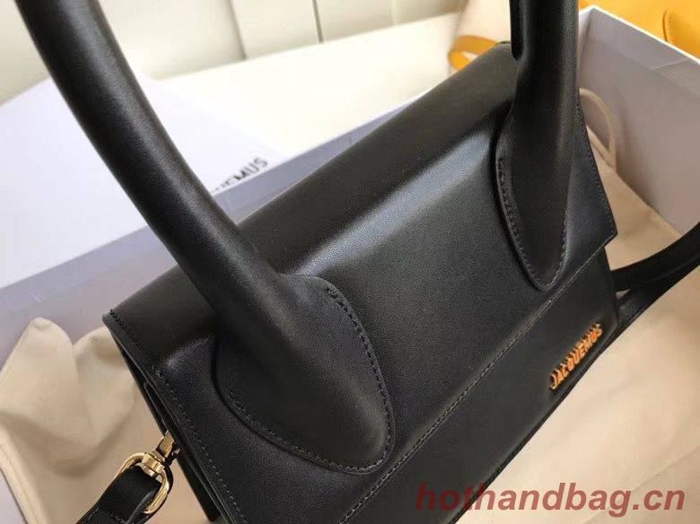 Jacquemus Original Leather Top Handle Bag J76235 Black Jacquemus Original Leather Top Handle Bag J76235 Black