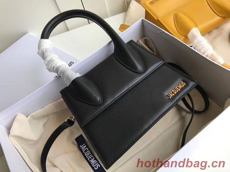 Jacquemus Original Leather Top Handle Bag J76235 Black Jacquemus Original Leather Top Handle Bag J76235 Black