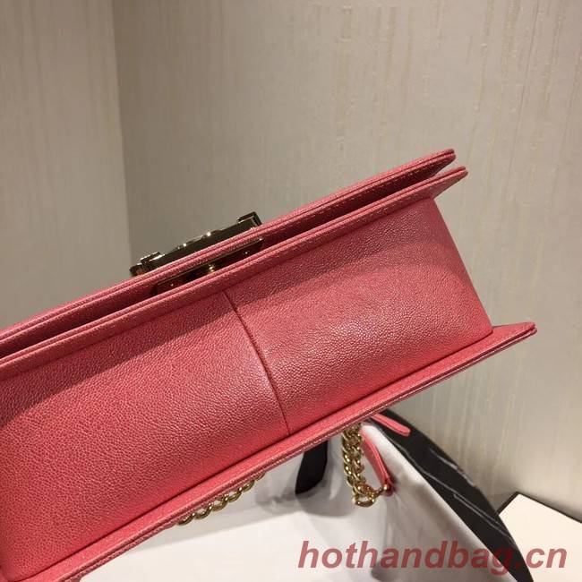 Chanel Le Boy Flap Shoulder Bag Original Leather Pink A67086 Gold Chanel Le Boy Flap Shoulder Bag Original Leather Pink A67086 Gold