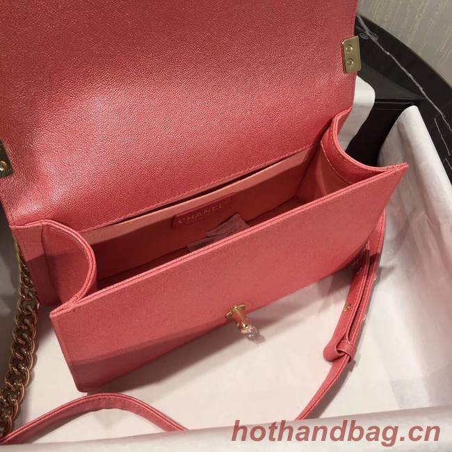 Chanel Le Boy Flap Shoulder Bag Original Leather Pink A67086 Gold Chanel Le Boy Flap Shoulder Bag Original Leather Pink A67086 Gold