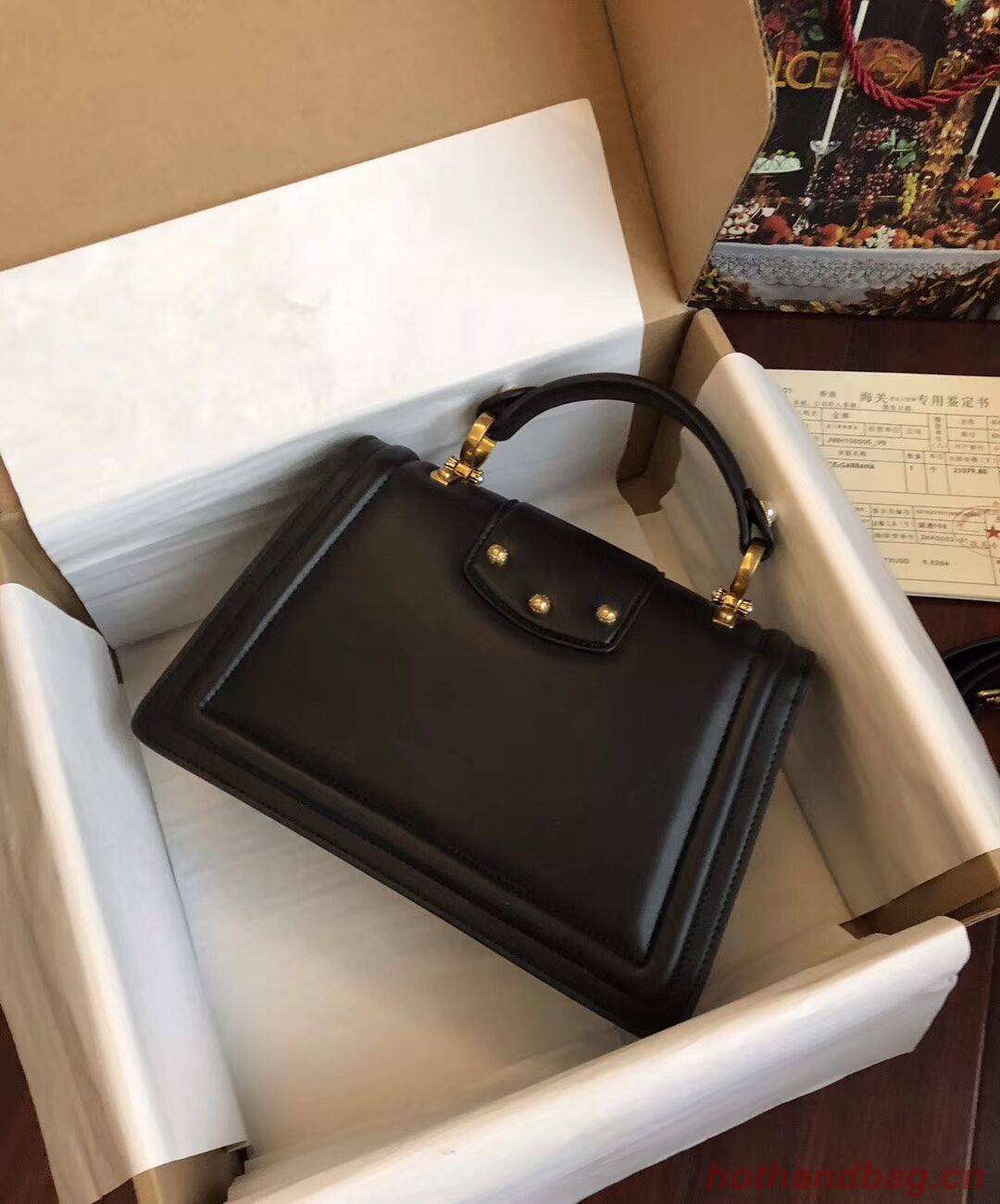 Dolce & Gabbana Origianl Leather Bag 4916 Black Dolce & Gabbana Origianl Leather Bag 4916 Black