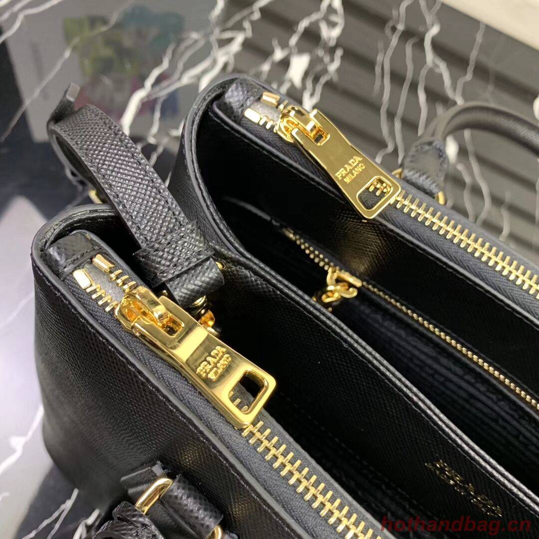 Prada Galleria Saffiano Leather Bag 1BA232 Black Prada Galleria Saffiano Leather Bag 1BA232 Black