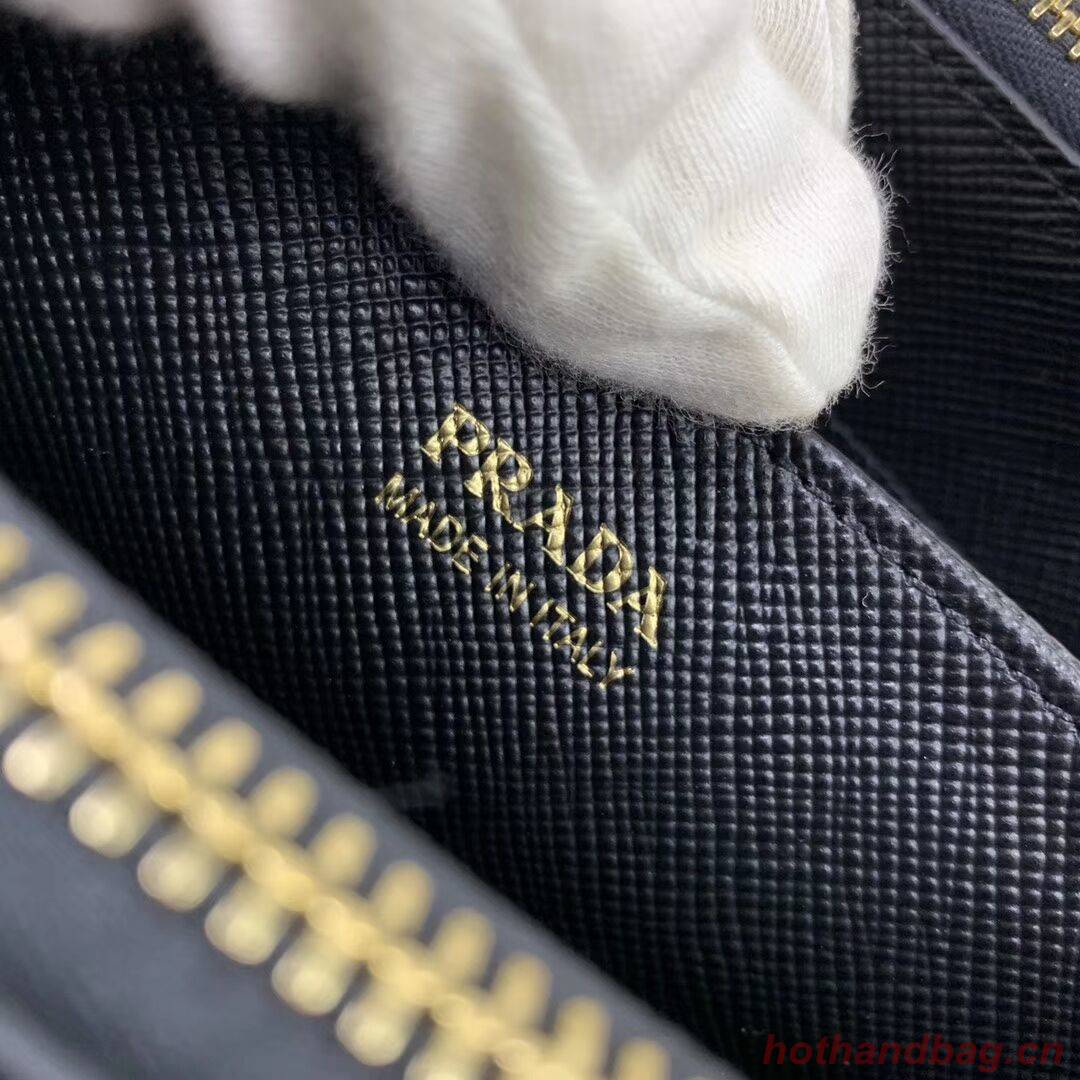 Prada Galleria Saffiano Leather Bag 1BA232 Black Prada Galleria Saffiano Leather Bag 1BA232 Black