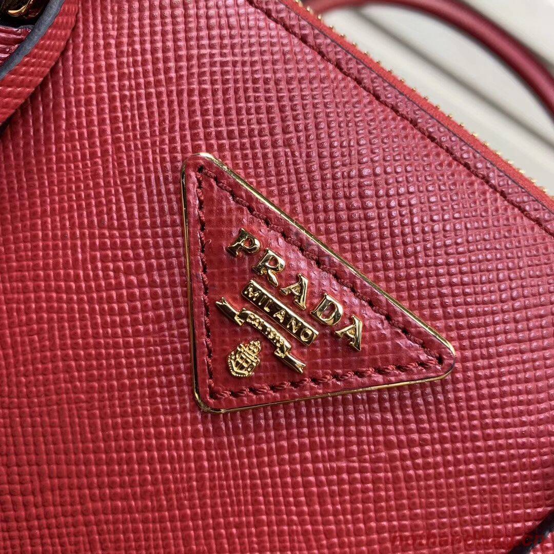 Prada Galleria Saffiano Leather Bag 1BA232 Red Prada Galleria Saffiano Leather Bag 1BA232 Red