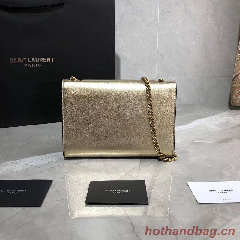 Yves Saint Laurent Kate Small Sheepskin Shoulder Bag Y469390 Gold Yves Saint Laurent Kate Small Sheepskin Shoulder Bag Y469390 Gold