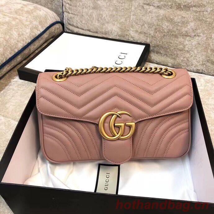 Gucci GG Marmont Original Leather matelasse shoulder bag 443497 Gucci GG Marmont Original Leather matelasse shoulder bag 443497