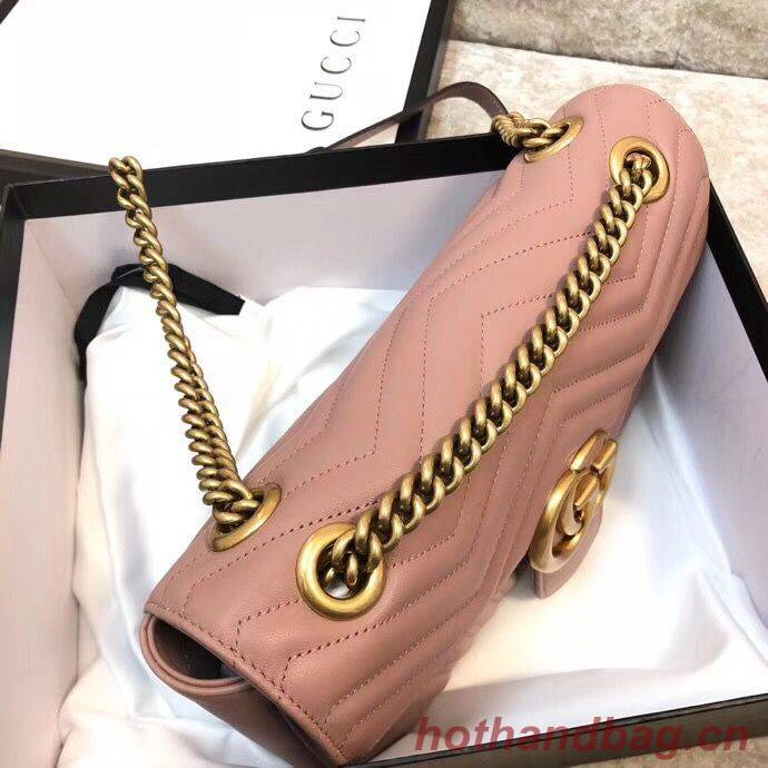 Gucci GG Marmont Original Leather matelasse shoulder bag 443497 Gucci GG Marmont Original Leather matelasse shoulder bag 443497
