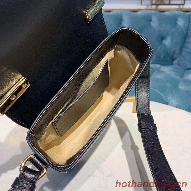 Chloe Original Calfskin Leather Top Handle Small Bag 3S030 Black Chloe Original Calfskin Leather Top Handle Small Bag 3S030 Black