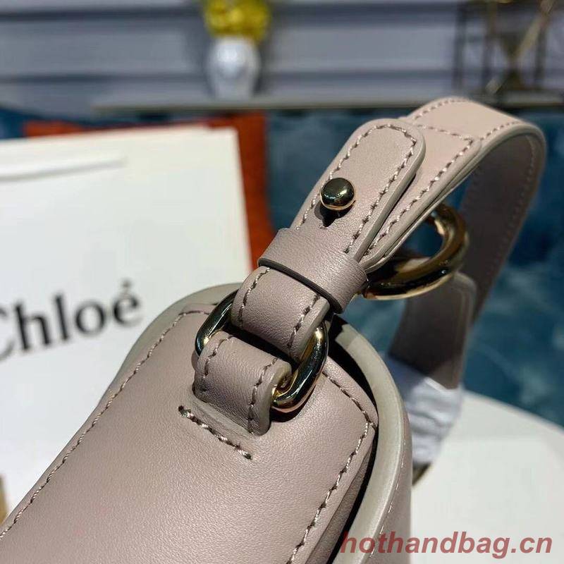 Chloe Original Calfskin Leather Top Handle Small Bag 3S030 Gray Chloe Original Calfskin Leather Top Handle Small Bag 3S030 Gray