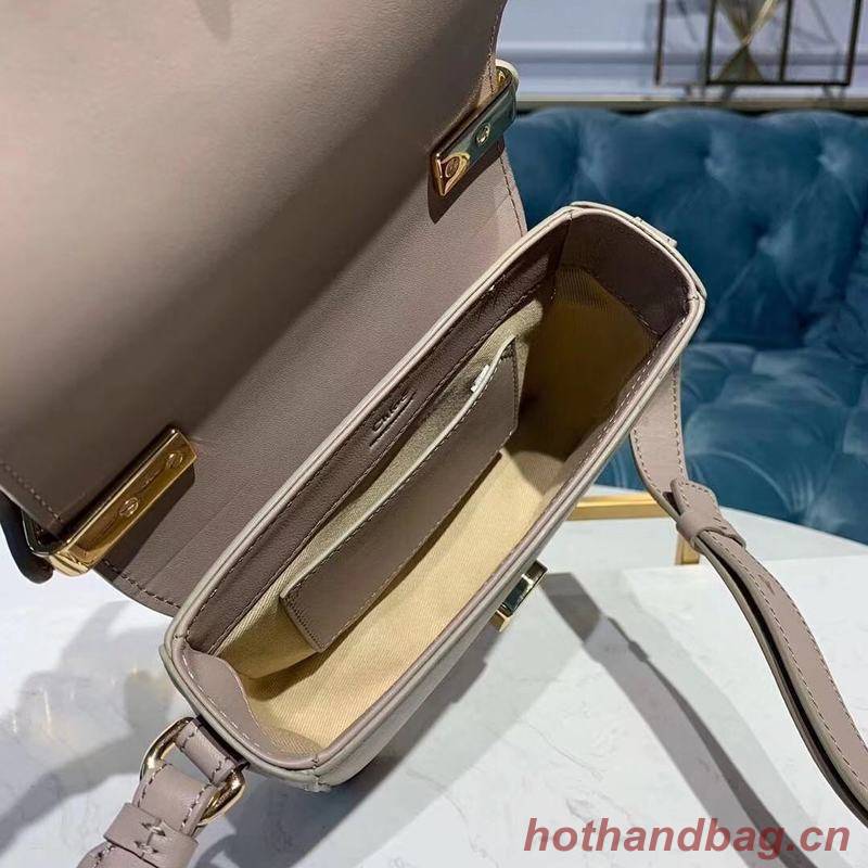 Chloe Original Calfskin Leather Top Handle Small Bag 3S030 Gray Chloe Original Calfskin Leather Top Handle Small Bag 3S030 Gray
