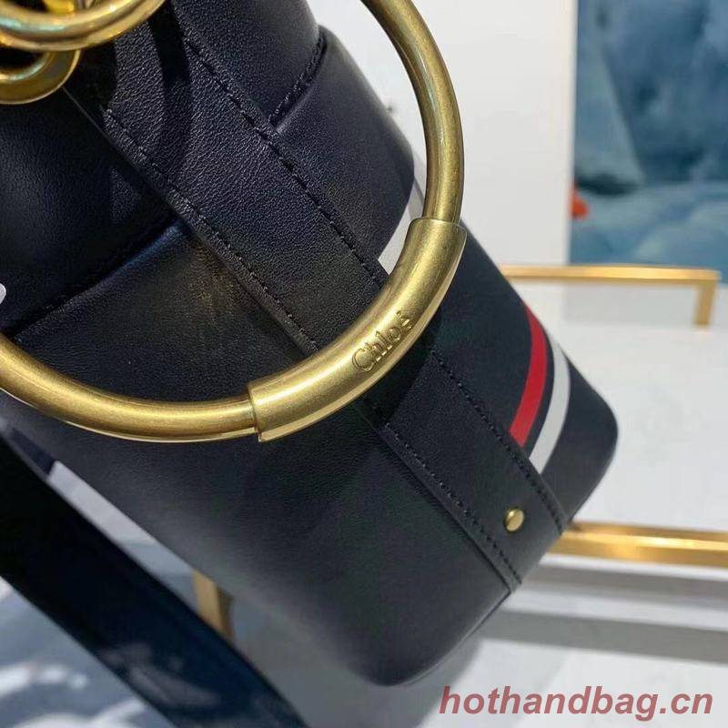 Chloe Roy Mini Smooth Leather Bucket Bag 3S508 Black Chloe Roy Mini Smooth Leather Bucket Bag 3S508 Black