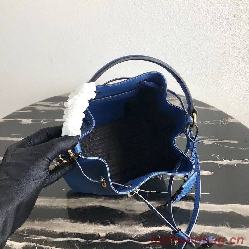 Prada Galleria Saffiano Leather Bag 1BE032 Blue Prada Galleria Saffiano Leather Bag 1BE032 Blue