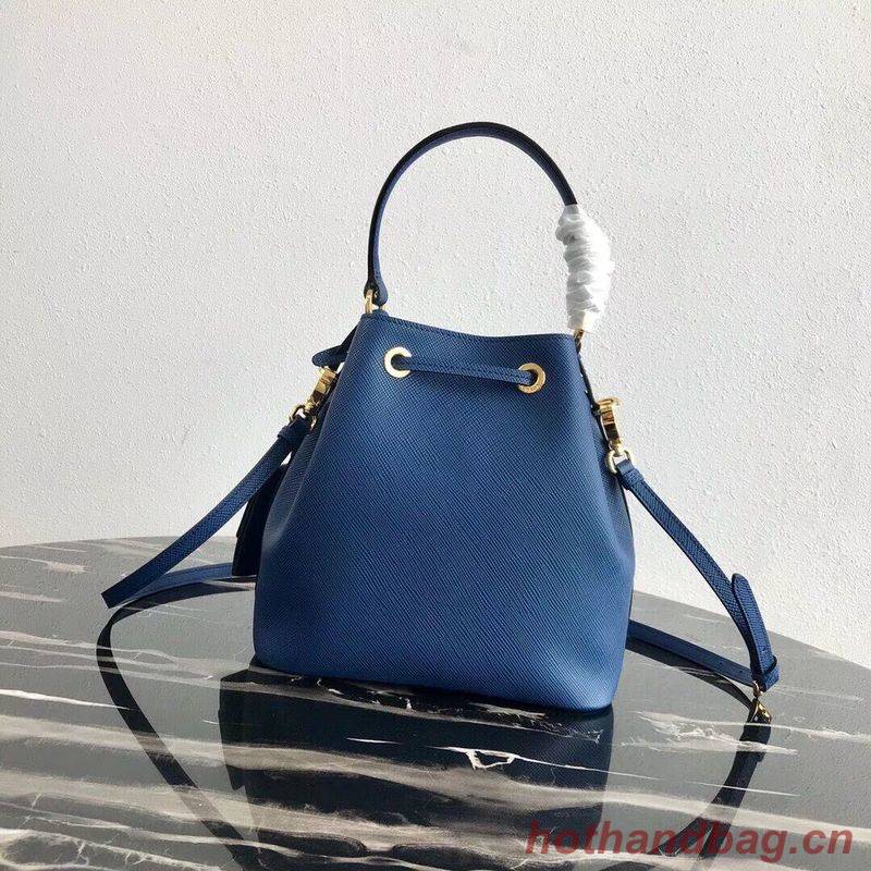 Prada Galleria Saffiano Leather Bag 1BE032 Blue Prada Galleria Saffiano Leather Bag 1BE032 Blue