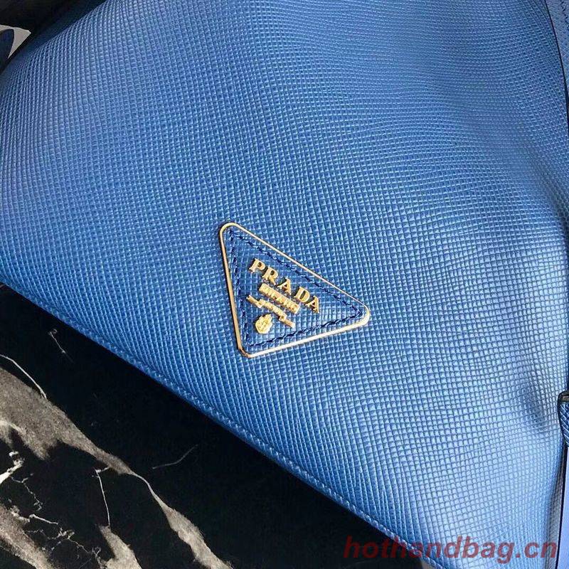 Prada Galleria Saffiano Leather Bag 1BE032 Blue Prada Galleria Saffiano Leather Bag 1BE032 Blue