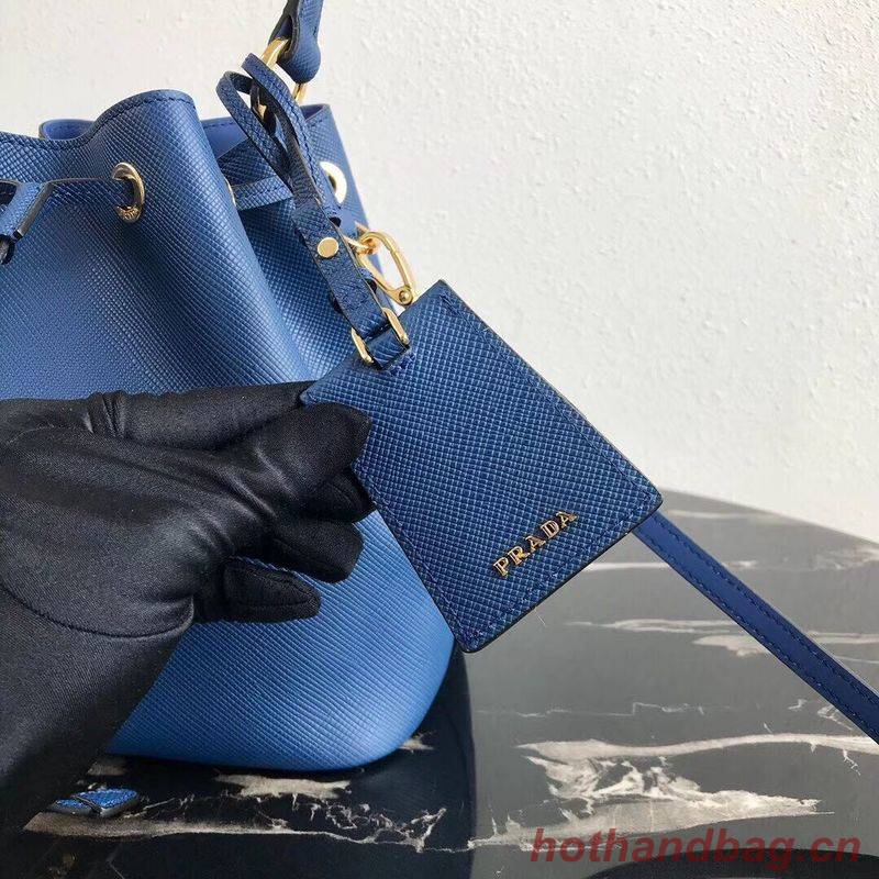 Prada Galleria Saffiano Leather Bag 1BE032 Blue Prada Galleria Saffiano Leather Bag 1BE032 Blue