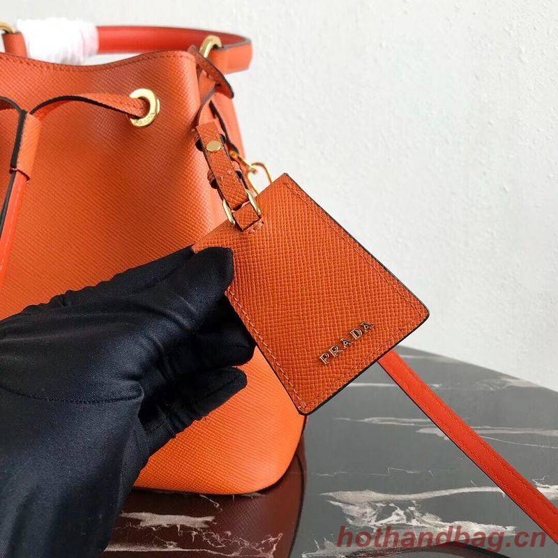 Prada Galleria Saffiano Leather Bag 1BE032 Orange Prada Galleria Saffiano Leather Bag 1BE032 Orange