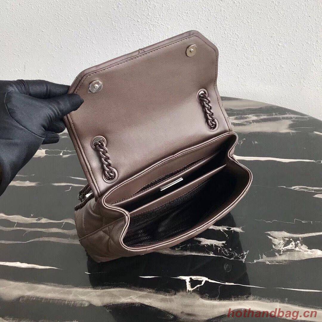 Small Prada Spectrum shoulder bag 1BD233 Dark Brown Small Prada Spectrum shoulder bag 1BD233 Dark Brown