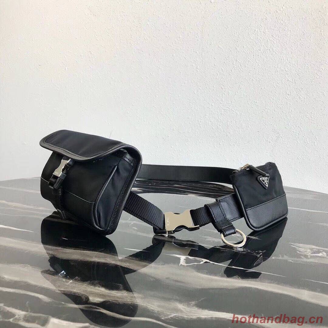 Prada Nylon Pocket 2CM214 black Prada Nylon Pocket 2CM214 black